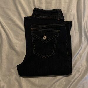Telepatia Dark Wash Boot Cut Jeans